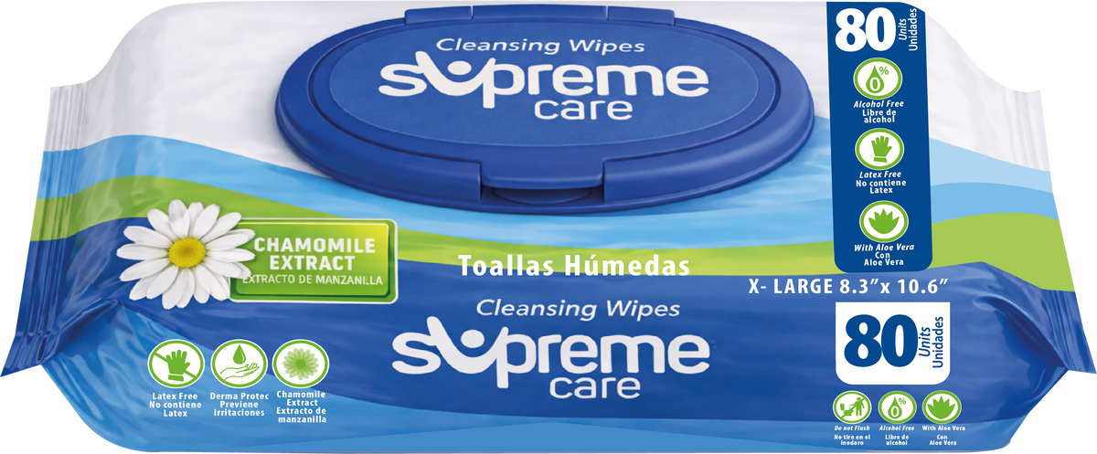 SUPREME Care Toallas Húmedas XL