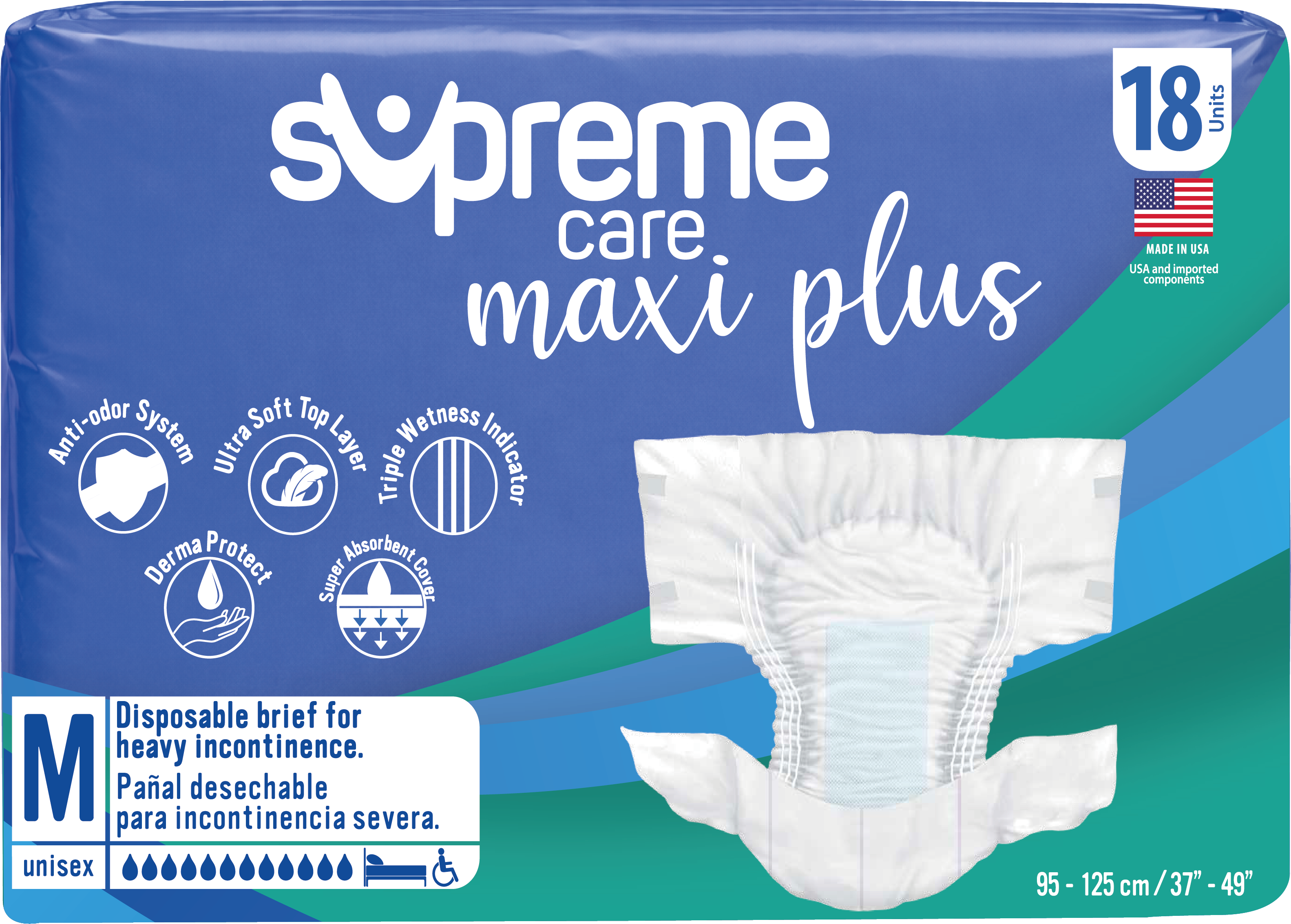 Supreme Care Maxi Plus (18 unidades)